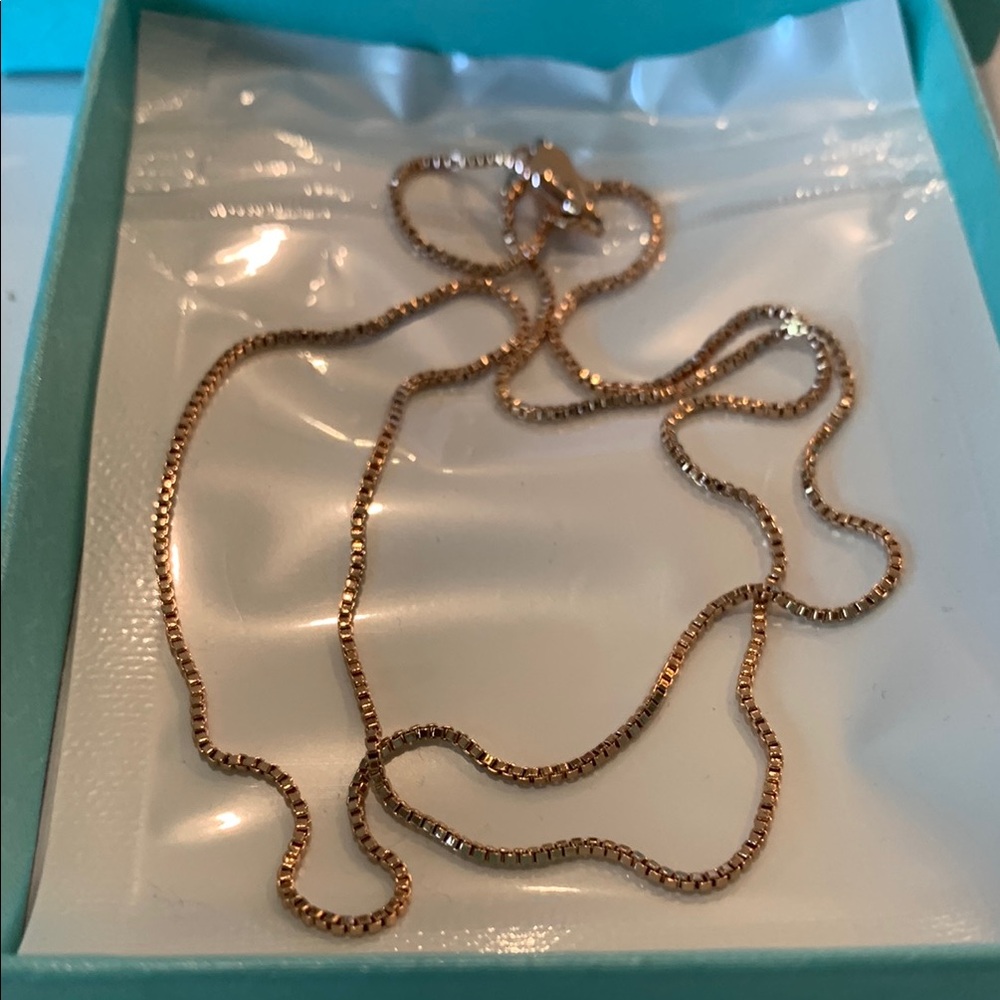 Elegant Rose Gold Chain Necklace